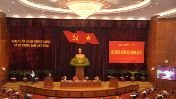 Tổng Bí thư, Chủ tịch nước Nguyễn Phú Trọng chủ trì Hội nghị cán bộ toàn quốc