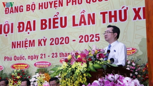 Đại hội Đảng bộ huyện: Đề nghị thành lập thành phố Phú Quốc