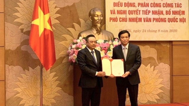 Ông Trần Sỹ Thanh giữ chức Phó Chủ nhiệm Văn phòng Quốc hội