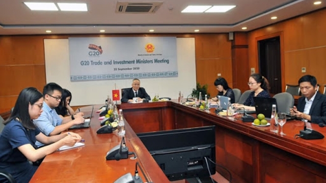 Bộ trưởng Thương mại G20 cam kết nỗ lực phục hồi kinh tế toàn cầu ảnh hưởng vì Covid-19