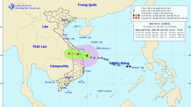 Storm Linfa moves further inland, weakening into tropical depression