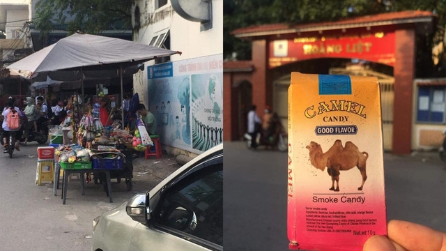 Xuất hiện "kẹo thuốc lá" lạ hút học sinh Hà Nội