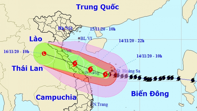 Công điện của Thủ tướng: Bão số 13 mạnh hơn so với dự báo