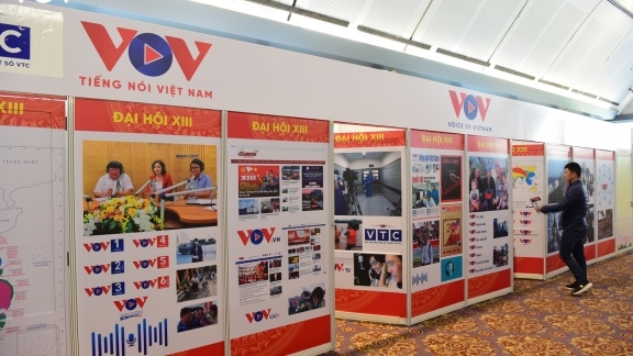 "Khu làm việc phục vụ Đại hội Đảng XIII của VOV hoàn thành sớm và ấn tượng"
