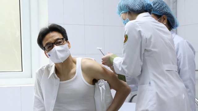 Deputy PM receives local COVID-19 vaccine in second-stage of trials
