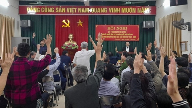 Hội nghị cử tri nơi cư trú - Thử thách đầu tiên đối với các ứng cử viên