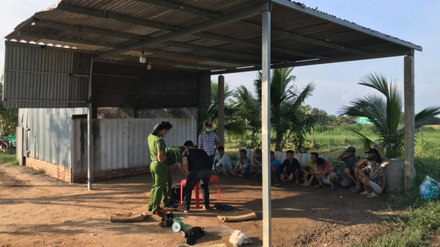 Triệt phá 1 tụ điểm đá gà ăn tiền ở Tiền Giang