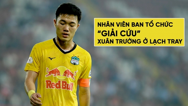 Nhân viên Ban tổ chức sân Lạch Tray cúp điện để “giải cứu” Xuân Trường