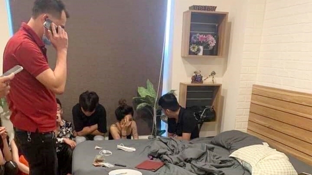 Phát hiện 8 đối tượng sử dụng ma túy tại chung cư giữa mùa dịch