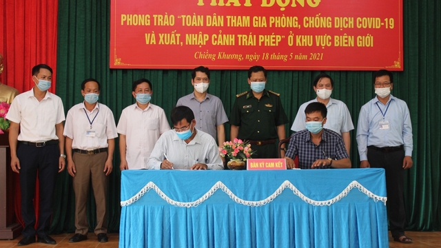 Sơn La phát động phong trào toàn dân phòng chống Covid-19 và xuất nhập cảnh trái phép