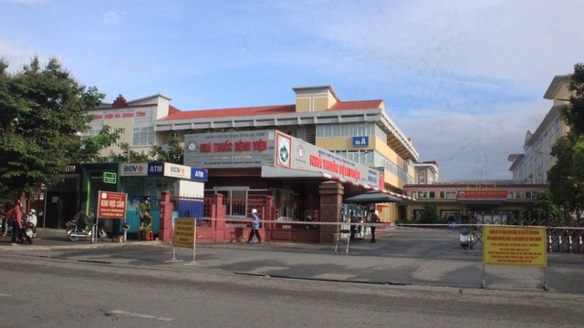 Phong tỏa BVĐK Hà Tĩnh sau khi phát hiện ca mắc COVID-19 mới