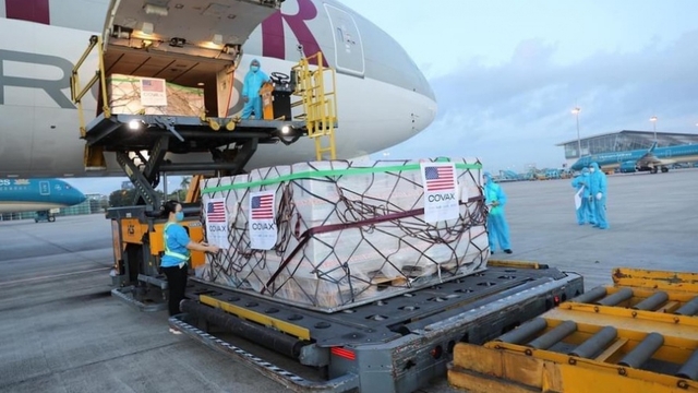 Vietnam receives US-donated Moderna COVID-19 vaccine