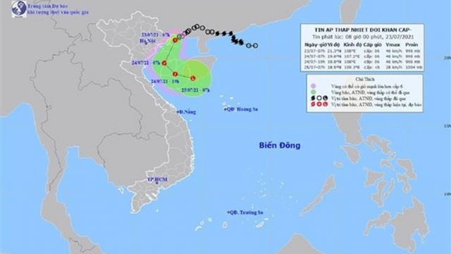 Áp thấp nhiệt đới đổ bộ vào Hải Phòng, Ninh Bình, gió giật cấp 8