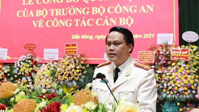 Đắk Nông có tân Giám đốc Công an tỉnh