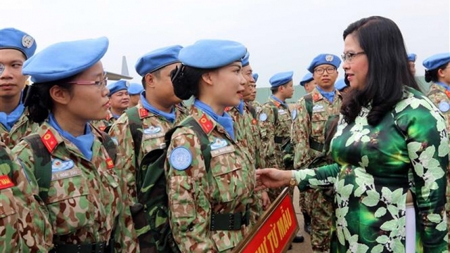 Another female Vietnamese officer takes on UN peacekeeping missions