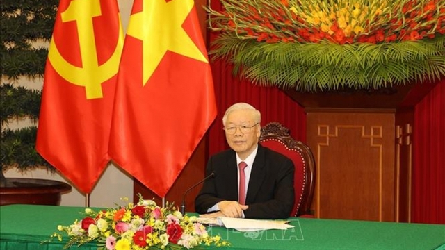 Tổng Bí thư Nguyễn Phú Trọng điện đàm với Tổng Bí thư, Chủ tịch nước Trung Quốc