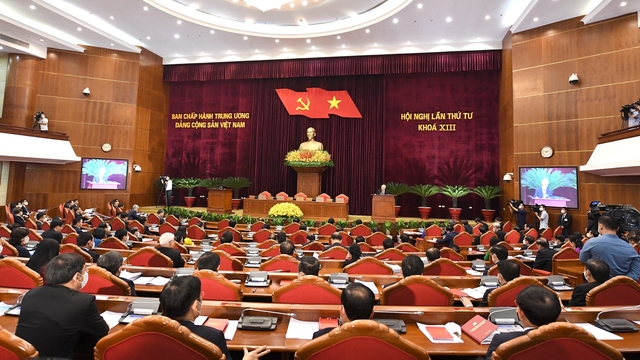 Thông cáo báo chí về phiên bế mạc Hội nghị Trung ương 4 khoá XIII