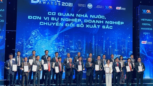 Đài Truyền hình Kỹ thuật số VTC đoạt giải thưởng Chuyển đổi số Việt Nam 2021