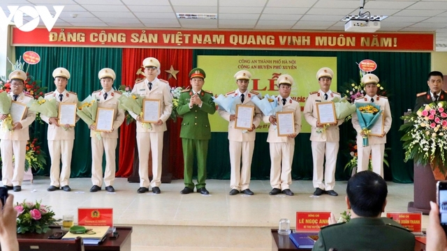 Công an Hà Nội sắp xếp, chuyển đổi 52 trưởng công an xã