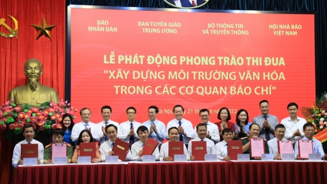 Phát động phong trào thi đua “Xây dựng môi trường văn hóa trong cơ quan báo chí"