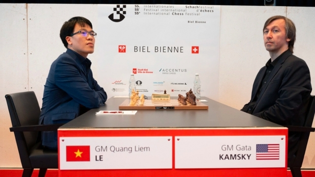Quang Liem suffers loss at Biel Grandmaster