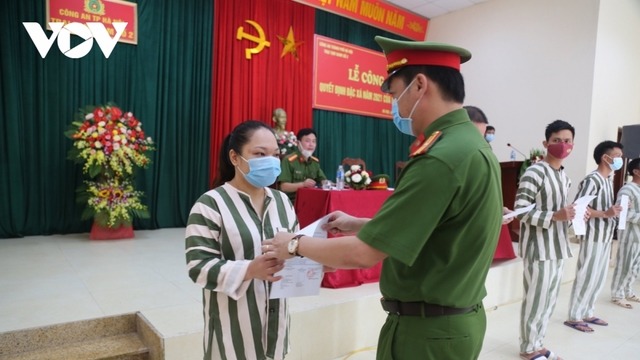 Hơn 90 phạm nhân ở Hà Nội được đặc xá dịp Quốc khánh 2/9