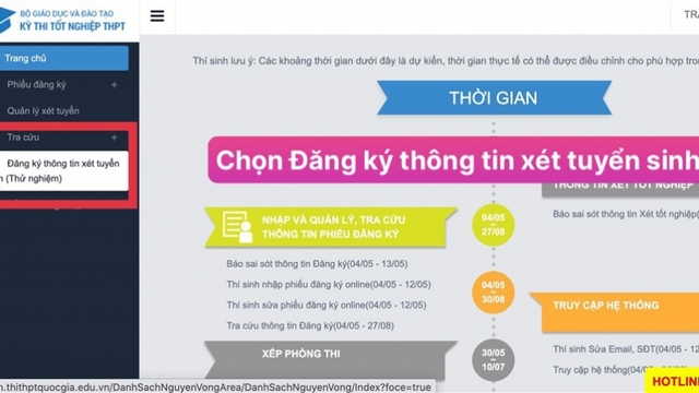 Hơn 559.000 thí sinh đăng ký nguyện vọng xét tuyển