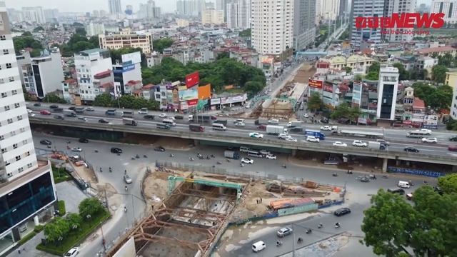 Cận cảnh hầm chui 700 tỷ đồng sau gần 2 năm thi công ở Hà Nội