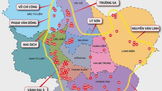 Gần 100 trạm thu phí vào Hà Nội sẽ đặt tại những vị trí nào?