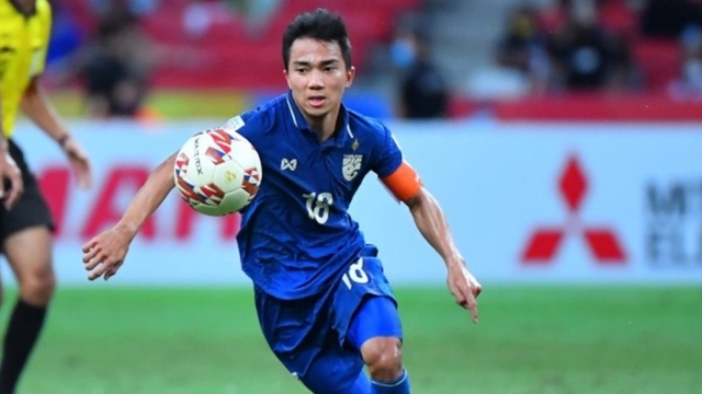 Chanathip vắng mặt trong danh sách 75 cầu thủ ĐT Thái Lan hướng tới AFF Cup 2022