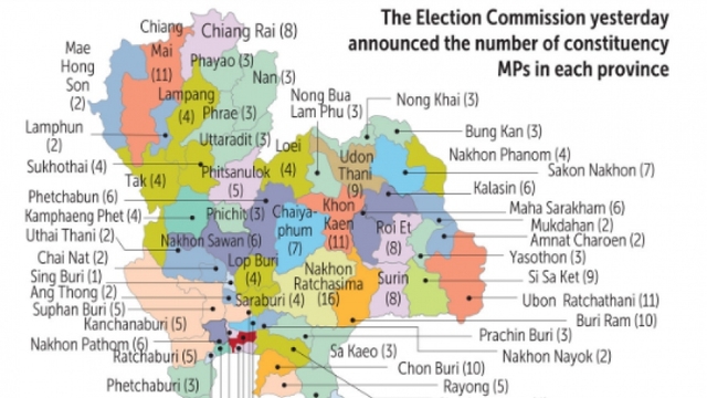 Thái Lan phân bổ ghế theo khu vực bầu cử trong cuộc tổng tuyển cử 2023