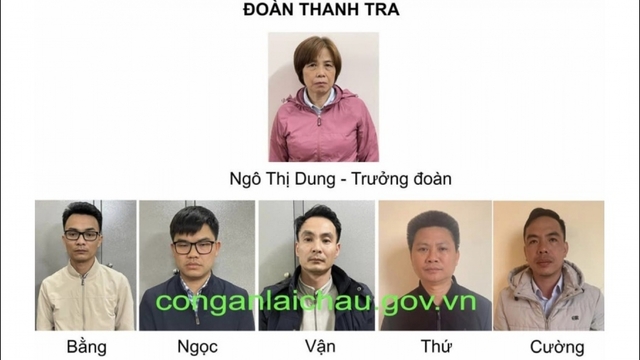 Công an Lai Châu bắt giữ 15 đối tượng để điều tra hành vi đưa và nhận hối lộ