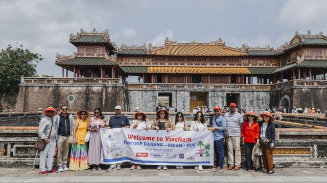 Indian famtrip delegation survey tourist attractions in Thua Thien Hue, Da Nang