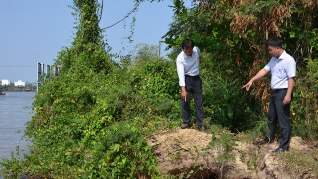 Bến Tre chi khẩn cấp 50 tỷ đồng khắc phục sạt lở sông Mỏ Cày