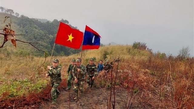 Vietnam, Laos conduct joint border patrol