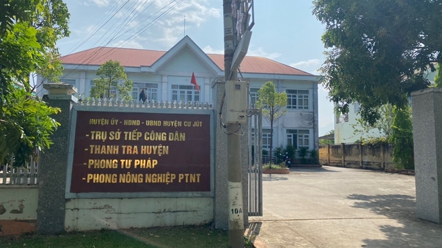 Xác minh thông tin Trưởng phòng Tư pháp huyện Cư Jút trộm cắp cây hoa giấy