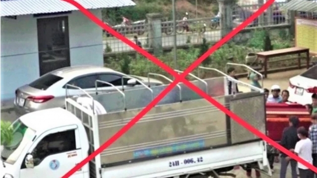 Khởi tố tài xế chở quan tài, vòng hoa tới UBND xã gây rối