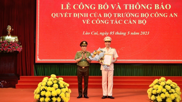 Phó Giám đốc Công an tỉnh Nghệ An được điều động làm Giám đốc Công an tỉnh Lào Cai
