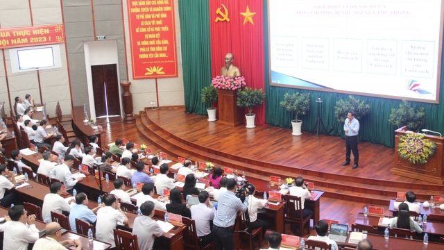 Hậu Giang phổ biến, quán triệt nội dung tác phẩm của Tổng Bí thư Nguyễn Phú Trọng