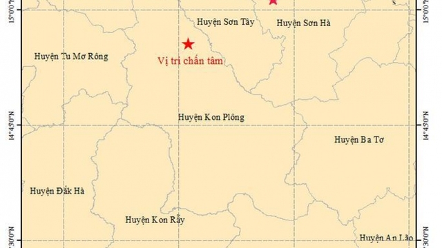 Kon Tum hit by 12 earthquakes in single day