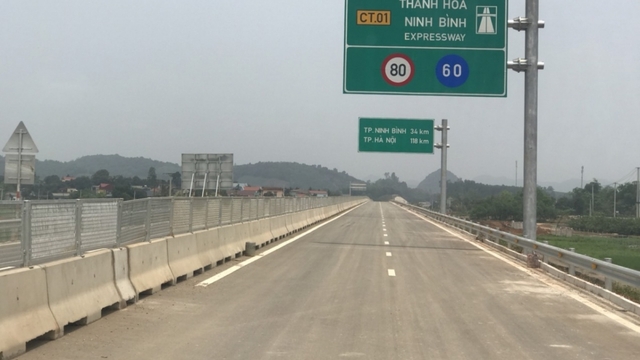 Khai thác tạm thời một số phân đoạn trong dự án cao tốc Bắc-Nam dịp 2/9