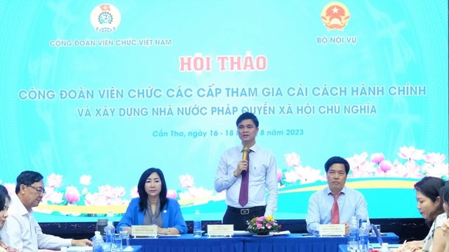 Công đoàn các cấp tham gia cải cách hành chính vì lợi ích nhân dân