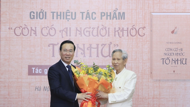 Chủ tịch nước dự Lễ giới thiệu tác phẩm "Còn có ai người khóc Tố Như"