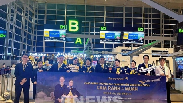 Vietravel Airlines launches first flight connecting Nha Trang to Muan in RoK