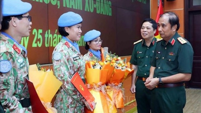 Three more Vietnam military officers to join UN peacekeeping forces
