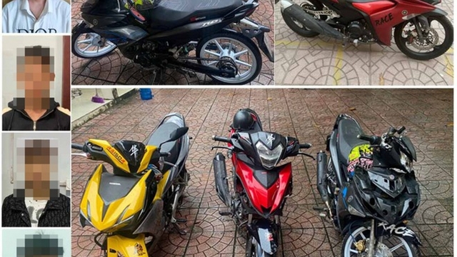 Khởi tố nhóm thanh thiếu niên đua xe trái phép ở Bắc Giang