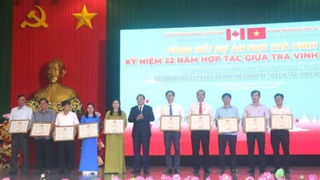 Canada supports Tra Vinh’s small, medium-sized enterprises