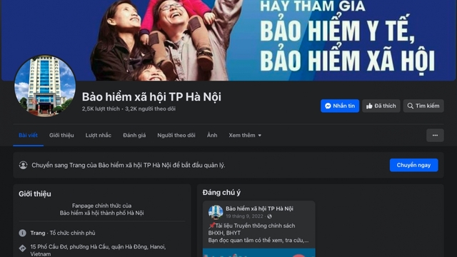 Bảo hiểm xã hội thành phố Hà Nội tích cực đổi mới truyền thông trên mạng xã hội