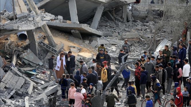 Quốc tế lo ngại sau cuộc không kích của Israel nhằm vào thành phố Rafah, Gaza
