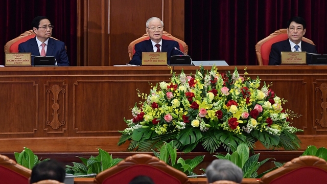 Hình ảnh phiên khai mạc Hội nghị Trung ương 9, khóa XIII